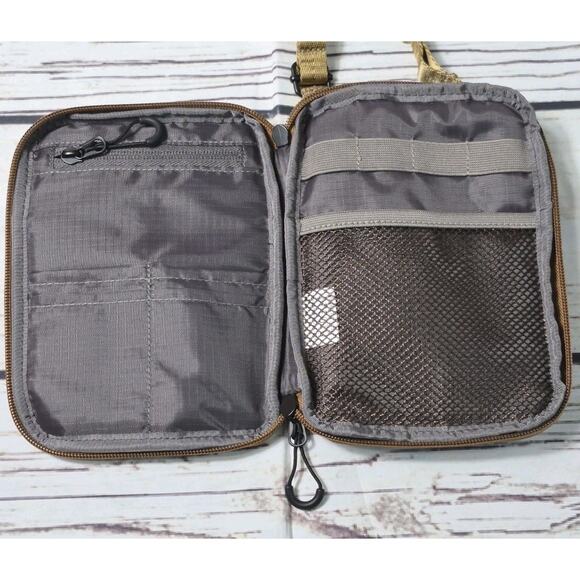 DoD Glasaco Sacoche Sunglasses Case Unisex Brown Model: BA030-CA Lightweight - Picture 5 of 11